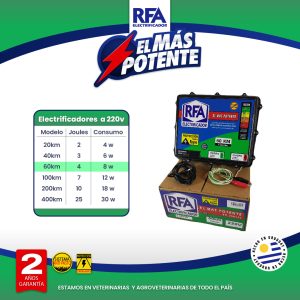 Electrificador RFA 60KM - 220V